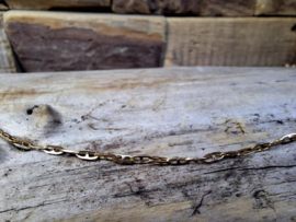 Stainless steel armband fijn 16