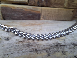 Stainless steel armband grof 17