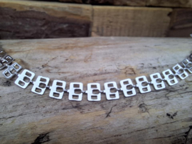 Stainless steel armbandje schakel 34