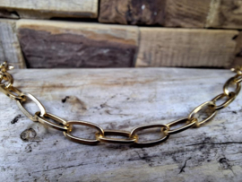Stainless steel armband grof 6