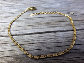 Stainless steel armband fijn 18