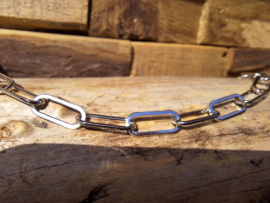Stainless steel armband grof 6