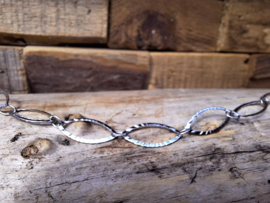 Stainless steel armband grof 1