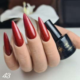 ASF Gelpolish 8ml. kleur 43 Rustic Red