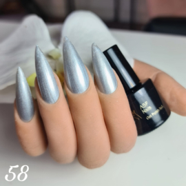 ASF Gelpolish 8ml. kleur 58 Silver Pearl