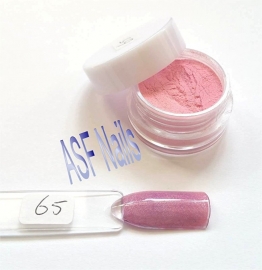 65 Color acryl Frozen Rose (met parelmoer)