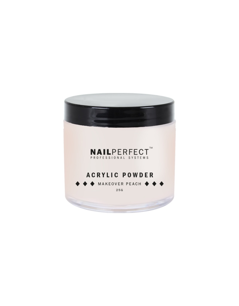 Acrylic Powder Makeover Peach 25gr. (Cover = Dekkend)