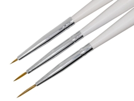 3 Ergonomic Nailart brushset