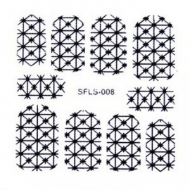 sfls-008 Metal Filigree sticker