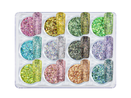 01 - NailArt Diamond Glitter Mix (12st.)