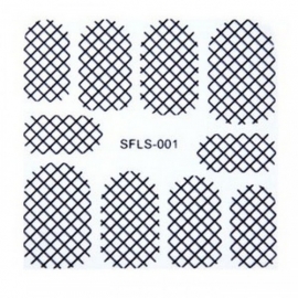 sfls-001 Metal Filigree sticker