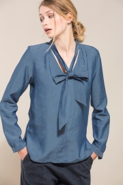 Lanius - Blouse Tencel ribbon