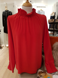 NH - Silk Blouse - Red