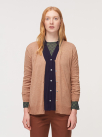 Nicethings - V neck cardigan - licht brown