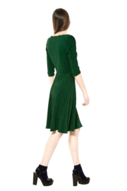 Gazel - Green ribcord dress