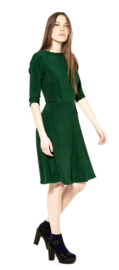 Gazel - Green ribcord dress