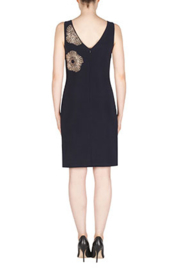 Joseph Ribkoff - Dress Dark Blue with gold studs