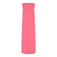 NOEN - viscose jersey dress - koraal
