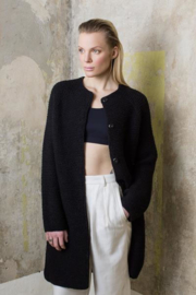 VillVill - Cardigan 100% wool handknitted & Felted - Medium - Cream