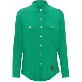 Costamani - Daisies jersey blouse - Green