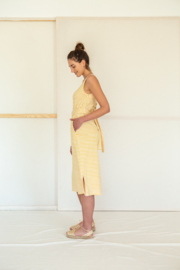 Suite13 - Dress Gina - Beeswax stipes