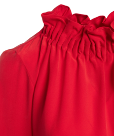 NH - Silk Blouse - Red