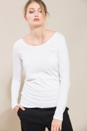 Lanius - Long sleeve organic cotton - white