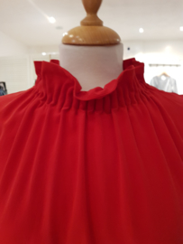 NH - Silk Blouse - Red