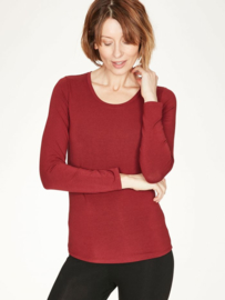 THOUGHT - Bamboo T'shirt  - Ruby red