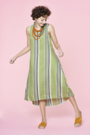 Gazel - Dress Gelib - Grey stripes