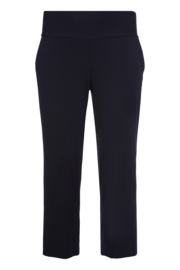 QNEEL - Jersey strait trousers - dark blue 