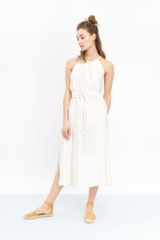 Jungle Folk - Ella Dress - Ivory - Silk