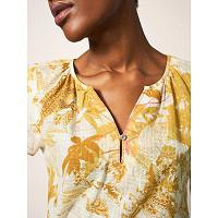 Whitestuff - Keri organic cotton top ivory