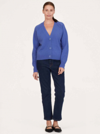 Thought - Taygete Lambswool V-Neck Cardigan - Periwinkle Blue