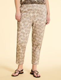 Marina Rinaldi - Gabardine trousers - Dark beige