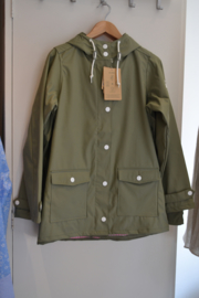 Derbe - Peninsula Vichy Women's Rain Jacket Light Olive