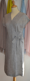 Lana - linnen dress - light grey