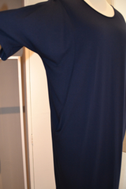 Qneel - Jersey dress oversized - dark blue