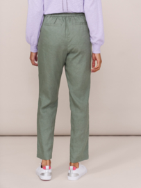 White Stuff - Maddie linen trouser -  green