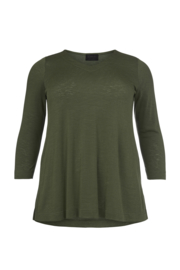 QNEEL - Top- A Line - Olive 