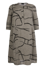 QNeel - Dress shaped - Linen - Frost Grey