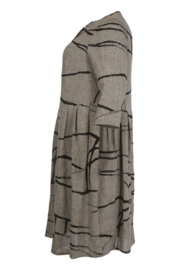 QNeel - Dress shaped - Linen - Frost Grey