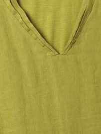 White Stuff - Anu linen top - pea green