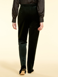 MARINA RINALDI - REGOLA - VELVET TROUSERS - GREEN