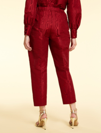 MARINA RINALDI - TROUSERS IN MOIRÉ TAFFETA