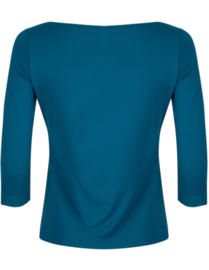 Very Cherry - Boatneck Top - Ocean blue