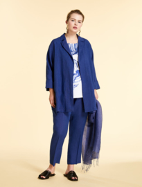 MARINA RINALDI - LINE TROUSERS - CHINA BLUE