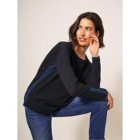 Whitestuff - Olive knitted jumper - zwart/teal