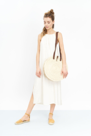 Jungle Folk - Ella Dress - Ivory - Silk