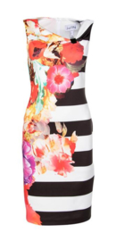 Joseph Ribkoff - Dress flower stripes
